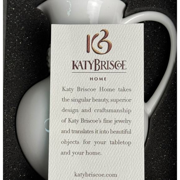 NIB Katy Briscoe Bone China White Bisque Small Pitcher - Picture 3 of 12